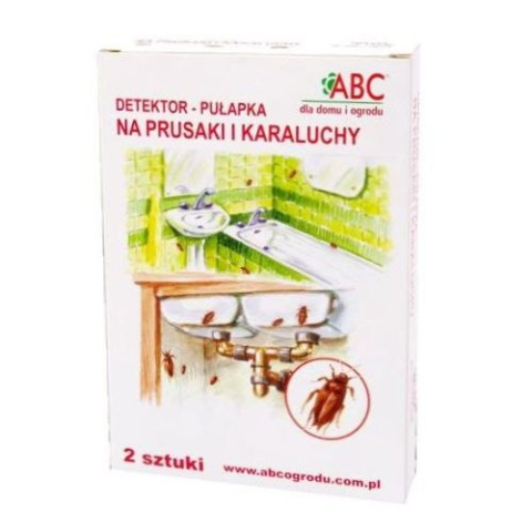Pułapka Detektor Na Prusaki i Karaluchy 2szt. ABC Pułapka Detektor Na Prusaki i Karaluchy 2szt. ABC