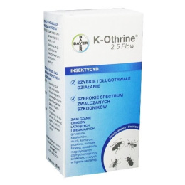 K-othrine FLOW 2,5 na Muchy i Owady Biegające 30ml Bayer (R)