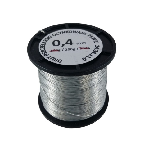 Drut Pszczelarski 0,25kg 04 Ocynk Drut Pszczelarski 0,25kg 04 Ocynk