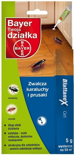 Blattanex Żel Na Karaluchy i Prusaki 5g Środek Owadobójczy Na Owady Biegające Bayer