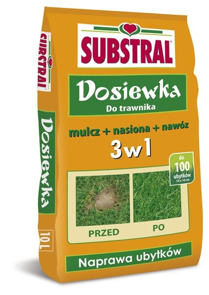 Magiczna dosiewka na ubytki w trawniku Substral Magiczna dosiewka na ubytki w trawniku Substral