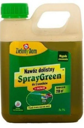 Nawóz dolistny SprayGreen do trawników z mchem Zielony Dom Nawóz dolistny SprayGreen do trawników z mchem Zielony Dom