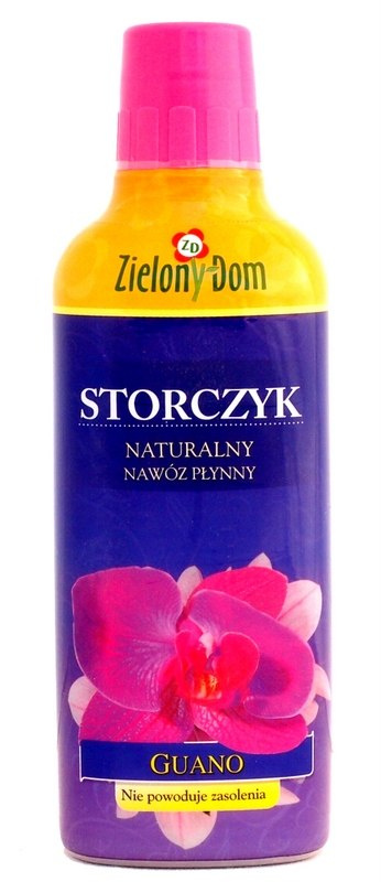 Nawóz GUANO naturalny w płynie do storczyków Zielony Dom Nawóz GUANO naturalny w płynie do storczyków Zielony Dom