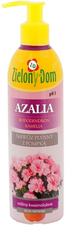 Nawóz w płynie do azalii i innych kwaśnolubnych Zielony Dom Nawóz w płynie do azalii i innych kwaśnolubnych Zielony Dom