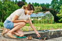Pikownik ogrodowy ERGO Cellfast przeznaczony do łatwego sadzenia cebul