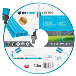 Wąż 3 kanałowy zraszający SPRING 15mb UV wolny od kadmu i baru Cellfast