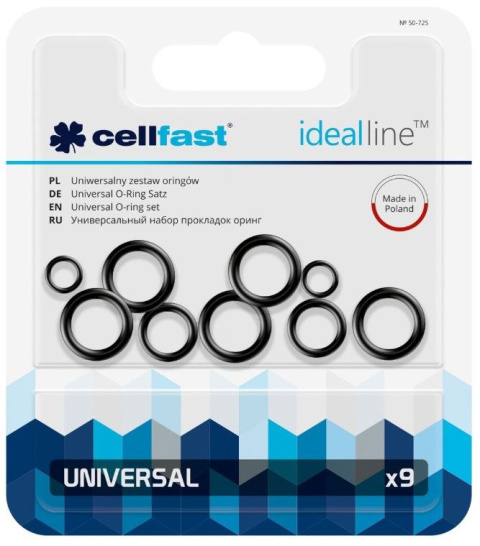 Zestaw oringów IDEAL Cellfast Zestaw oringów IDEAL Cellfast