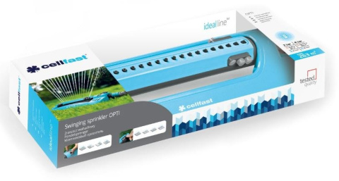Zraszacz wahadłowy OPTI wykonany z trwałego tworzywa Cellfast