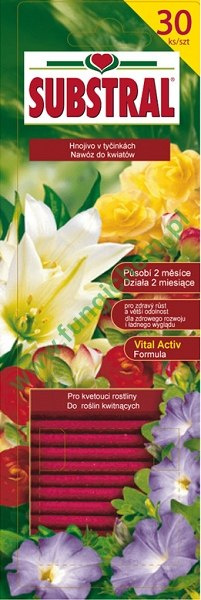 Pałeczki nawozowe do rośłin kwitnących Substral Pałeczki nawozowe do rośłin kwitnących Substral