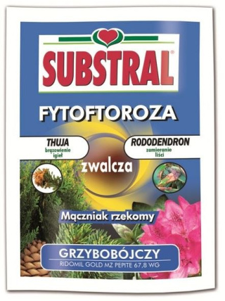 Ridomil Gold 67,8 WG 50g Fungicyd Środek Grzybobójczy Do Zwalczania Chorób Grzybowych w Uprawach Roślin Substral