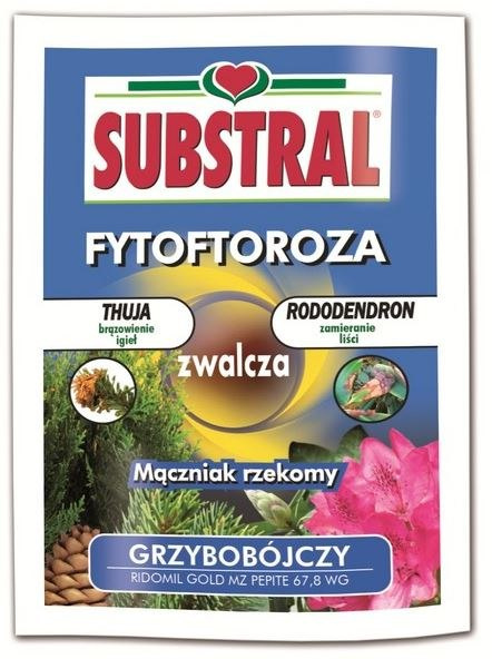 Środek ridomil grzybobójczy zwalcza mączniaka Substral