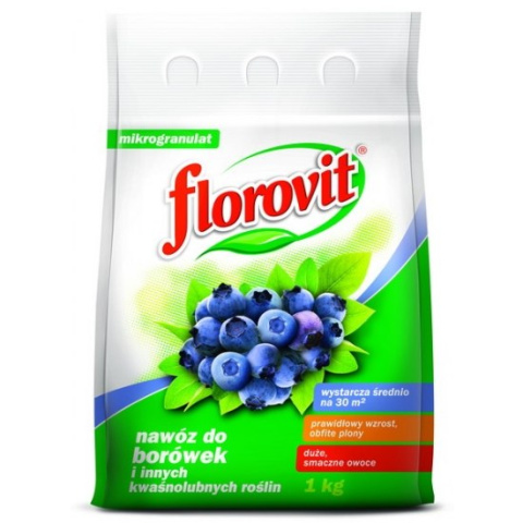 Wieloskładnikowy, mineralny nawóz do borówki Florovit Wieloskładnikowy, mineralny nawóz do borówki Florovit