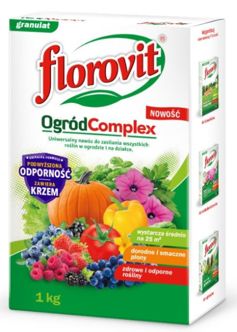 Nawóz Complex do rośłin ogorodowych to równomierne nawżenie Florovit Nawóz Complex do rośłin ogorodowych to równomierne nawżenie Florovit