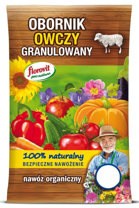 Nawóz naturalny obornik owczy granulowany Florovit Nawóz naturalny obornik owczy granulowany Florovit