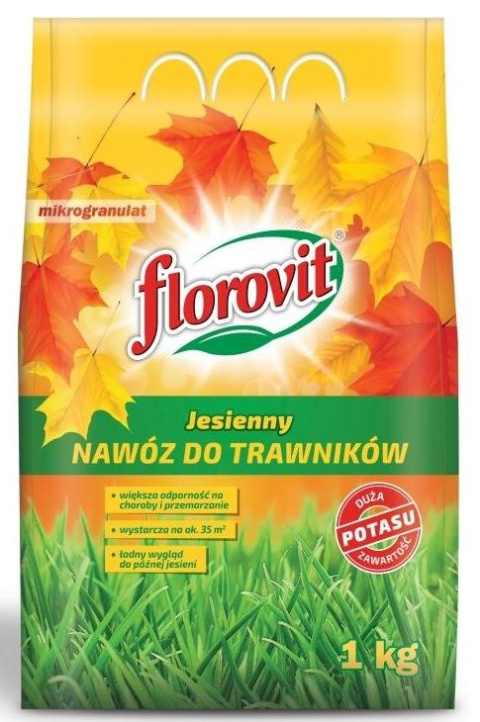 Nawóz jesienny poprawiający kondycję trawnika Florovit Nawóz jesienny poprawiający kondycję trawnika Florovit