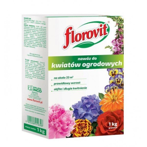 Nawóz w granulach do kwaitów ogrodowych Florovit Nawóz w granulach do kwaitów ogrodowych Florovit