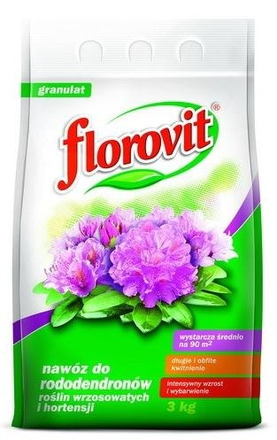 Nawóz do rodendronów, hortensji zwiększa kwitnienie Florovit