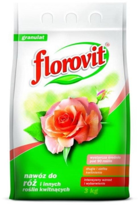 Nawóz mineralny do róż zwiększa kwitnienie Florovit Nawóz mineralny do róż zwiększa kwitnienie Florovit