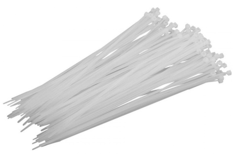 Opaska Zaciskowa 2,5mm x 120mm Biała 100szt Opaska Zaciskowa 2,5mm x 120mm Biała 100szt