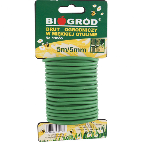 Drut Ogrodniczy w Miękkiej Otulinie 3mm x 8mb Biogród