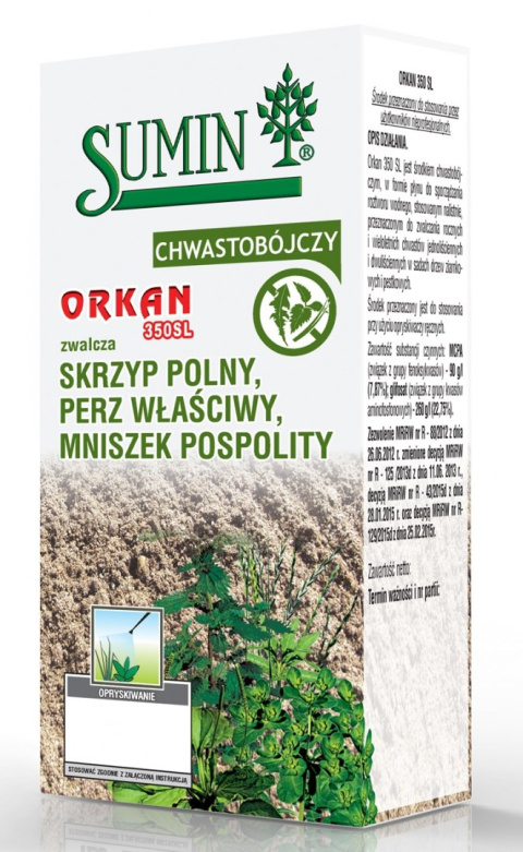 Orkan środek zwalcza skrzyp polny i mniszek pospolity