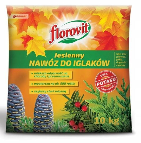 Nawóz jesienny do iglaków w granulach Florovit Nawóz jesienny do iglaków w granulach Florovit