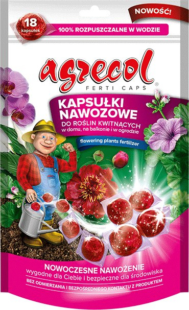 Nawóz w kapsułkach do rośłin kwitnących Agrecol Nawóz w kapsułkach do rośłin kwitnących Agrecol