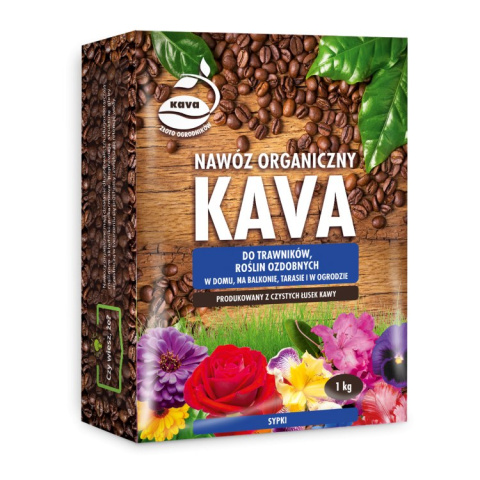 Nawóz Do Roślin w Domu Na Balkonie i Ogrodzie z Łusek Kawy Organiczny Sypki 1kg Kava Nawóz Do Roślin w Domu Na Balkonie i Ogrodzie z Łusek Kawy Organiczny Sypki 1kg Kava