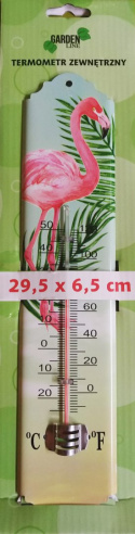Termometr Dekoracyjny Flaming 29,5x6,5cm Termometr Dekoracyjny Flaming 29,5x6,5cm