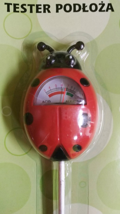 Tester Gleby Ph Metr Glebowy Biedronka 28cm x 6cm GardenLine Tester Gleby Ph Metr Glebowy Biedronka 28cm x 6cm GardenLine