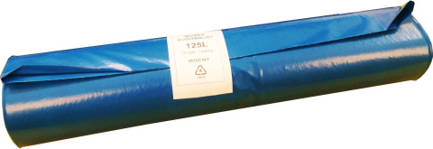Worki Na Śmieci 125l Budowlane 70 Mikronów z Podwójnym Zgrzewem Niebieskie 10szt Pam-Folie Worki Na Śmieci 125l Budowlane 70 Mikronów z Podwójnym Zgrzewem Niebieskie 10szt Pam-Folie