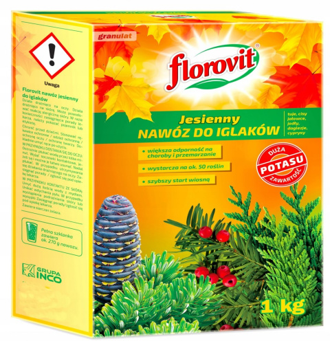 Nawóz jesienny do rośłin iglastych daje szybszy start wiosną Florovit