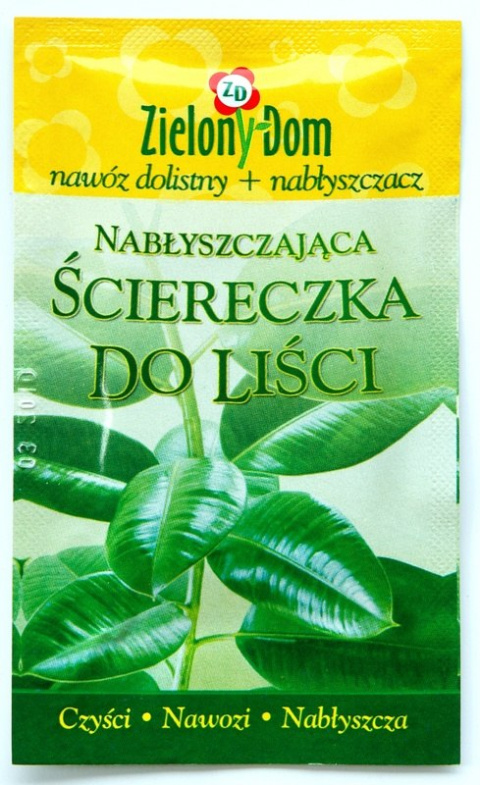 Ściereczka nabłyszczająco-nawilżająca do liści Zielony Dom