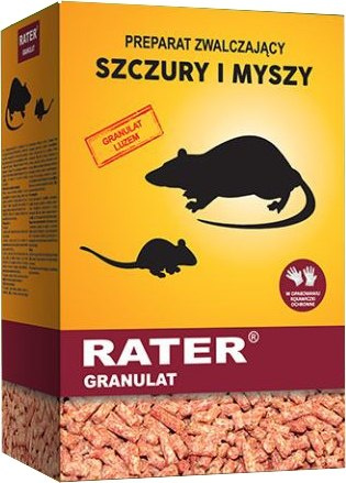 Trutka Na Szczury i Myszy Granulat 1kg Rater Themar Trutka Na Szczury i Myszy Granulat 1kg Rater Themar