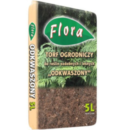 Podłoże Torf Odkwaszony 80L FLORA