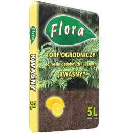 Podłoże Torf Kwaśny 80L FLORA