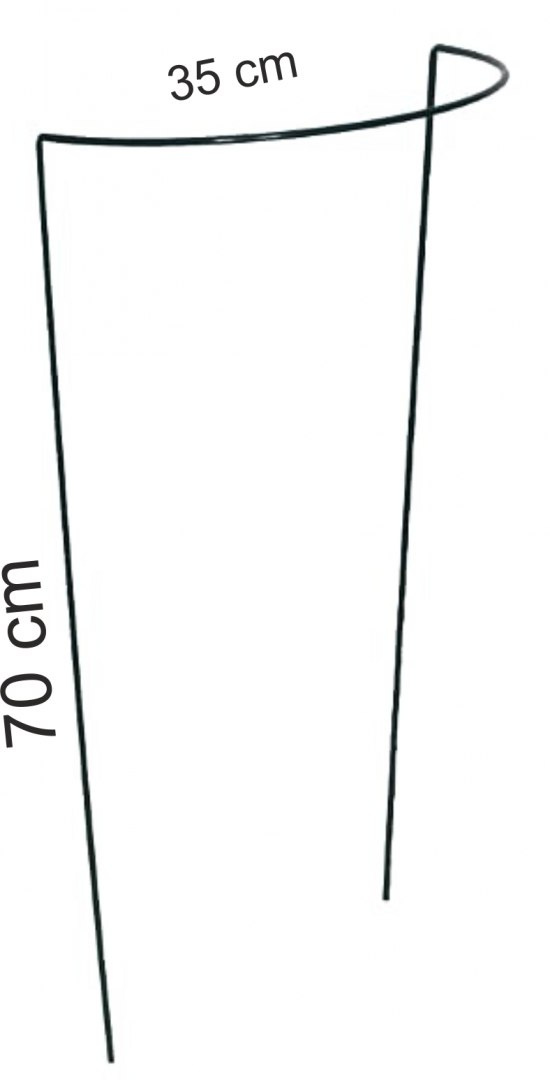 Podpora Uchwyt do Roślin Krzaka 70 cm 1 szt. Podpora Uchwyt do Roślin Krzaka 70 cm 1 szt.