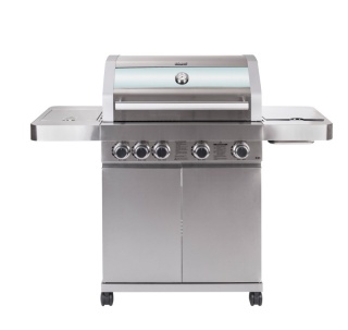 Grill Gazowy 36cm x 45cm 3,5 kW 5 Palników Stal Nierdzewna BBQ S/S4 Masport