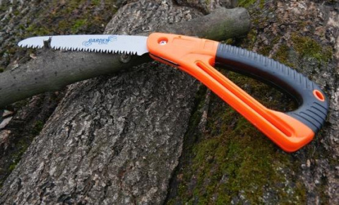 Piła Do Gałęzi Szablasta 17cm Składana Przyciskiem GardenLine