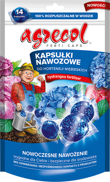 Kapsułki nawozowe do hortensji niebieskich 210g Agrecol Kapsułki nawozowe do hortensji niebieskich 210g Agrecol