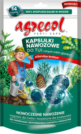 Kapsułki Nawozowe do Tui I Innych Roślin Iglastych 210g Agrecol