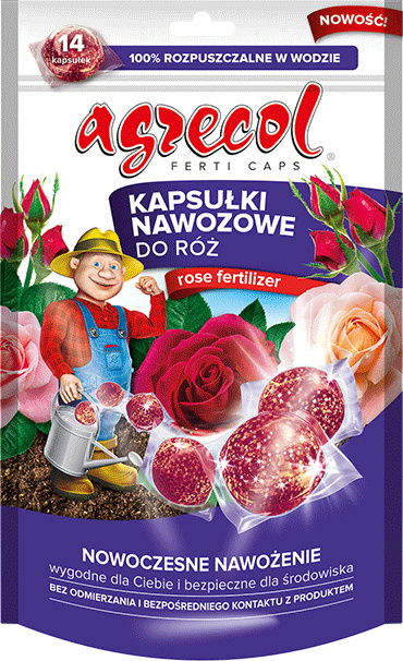 Kapsułki nawozowe do Róż 210g biodegradowalne Agrecol Kapsułki nawozowe do Róż 210g biodegradowalne Agrecol