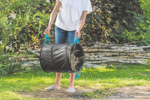 Kosz ogrodowy 56 litrów wygodny do przenoszenia Cellfast Kosz ogrodowy 56 litrów wygodny do przenoszenia Cellfast