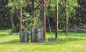 Kosz ogrodowy 56 litrów oszczędność miejsca składowania odpadów Cellfast