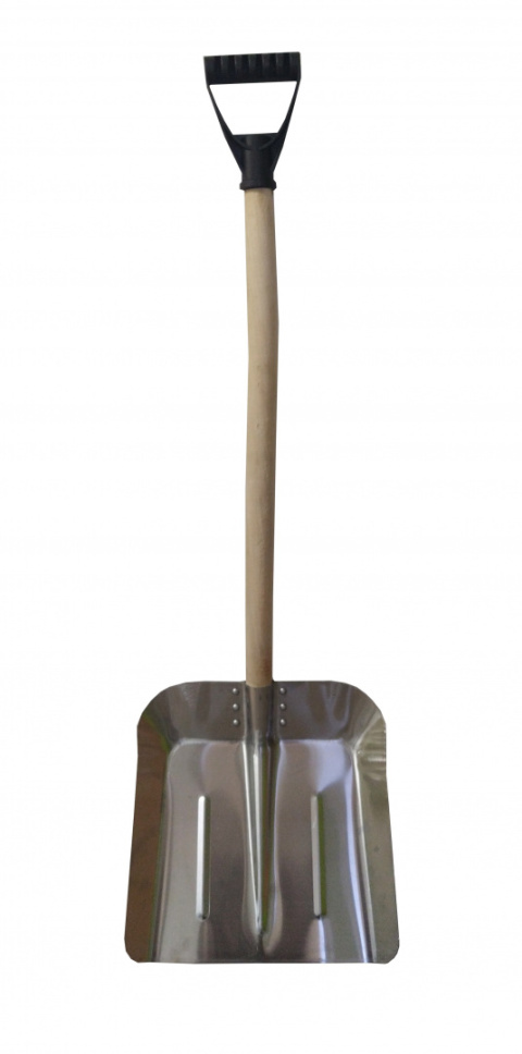 Łopata Do Śniegu 34cm Metalowa z Trzonkiem Drewnianym 75cm Nr 93925 Angerman