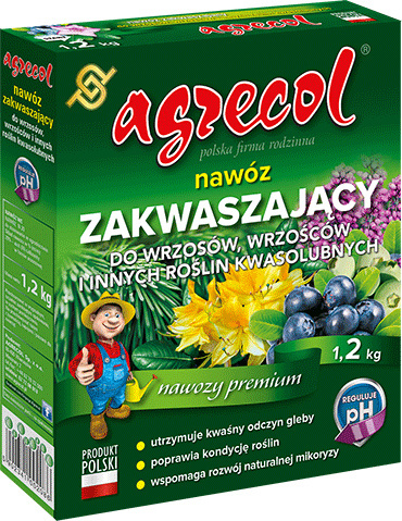 Nawóz zakwaszający do wrzosów, Wrzośców i innych roślin kwaśnolubnych 1,2 kg Nawóz zakwaszający do wrzosów, Wrzośców i innych roślin kwaśnolubnych 1,2 kg