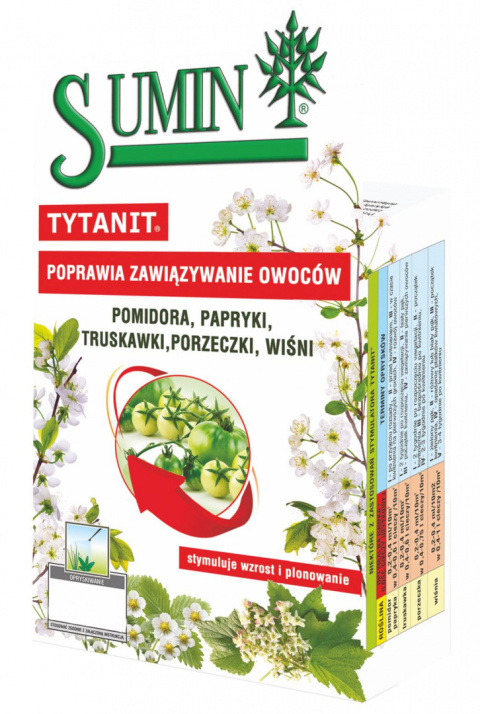 Tytanit 10ml Stymulator Wzrostu i Plonowania Roślin Sumin Tytanit 10ml Stymulator Wzrostu i Plonowania Roślin Sumin