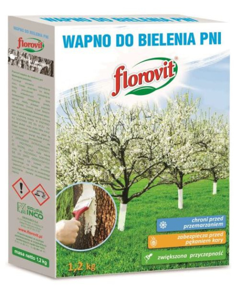Wapno do Bielenia Pni Drzew 1,2kg Florovit Wapno do Bielenia Pni Drzew 1,2kg Florovit