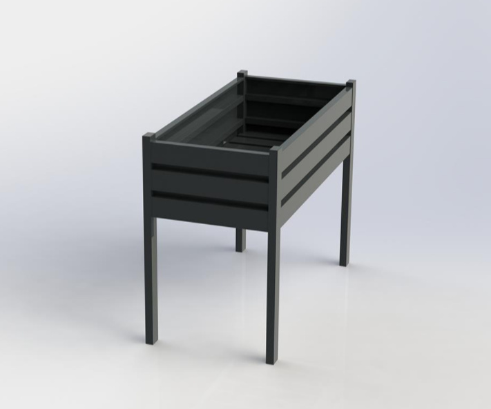 Ogródek Warzywnik Metalowy WA-3 Antracyt Garden Steel Ogródek Warzywnik Metalowy WA-3 Antracyt Garden Steel