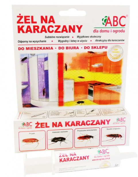 Żel Na Karaczany 5g Środek Owadobójczy Do Zwalczania Karaczanów ABC